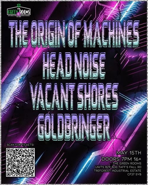 The Green Rooms, Treforest, Friday 15 May 2026