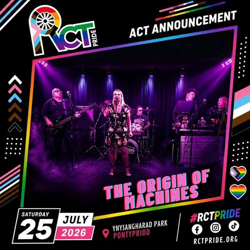 RCT Pride, Pontypridd, Saturday 25 July 2026