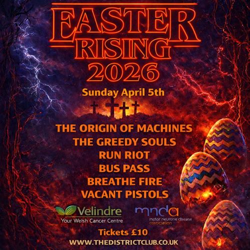 The District Club, Pontypridd, Sunday 5 April 2026